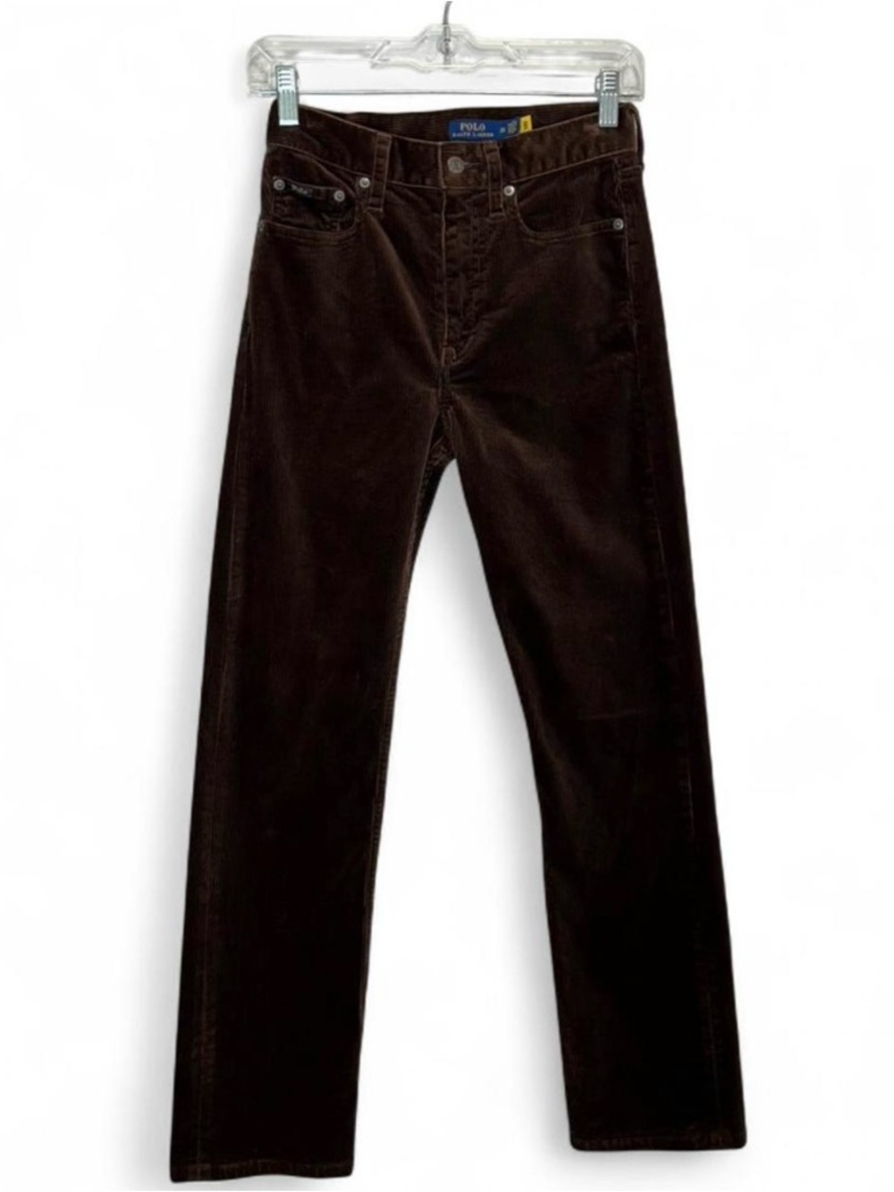 POLO Ralph Lauren Women’s Brown corduroy mid rise straight leg pants - Picture 2 of 8